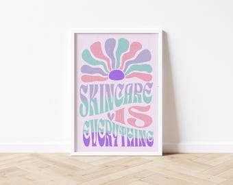Esthetician Decor Print, Esthetician Decor, Skin Care Print, Spa Decor, Salon Decor, Salon Wall Decor, Skincare Art, Beauty Wall Art