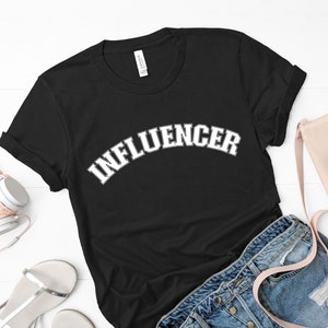 Influencer Tee, Social T-Shirt, Social Media, Tok Tee, Vlogger, Marketing, UGC Shirt, Content Creator