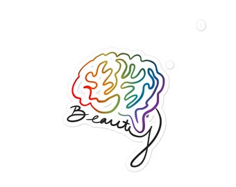 Neurodivergent, Beauty, ADHD, Autism, Sticker, Water Bottle, Laptop