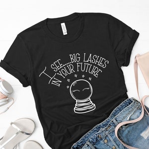 Lash Artist tee, Fortune Teller shirt, Lash Magic, Lash Halloween, Esthetician, lash artist shirt, lash artist gift