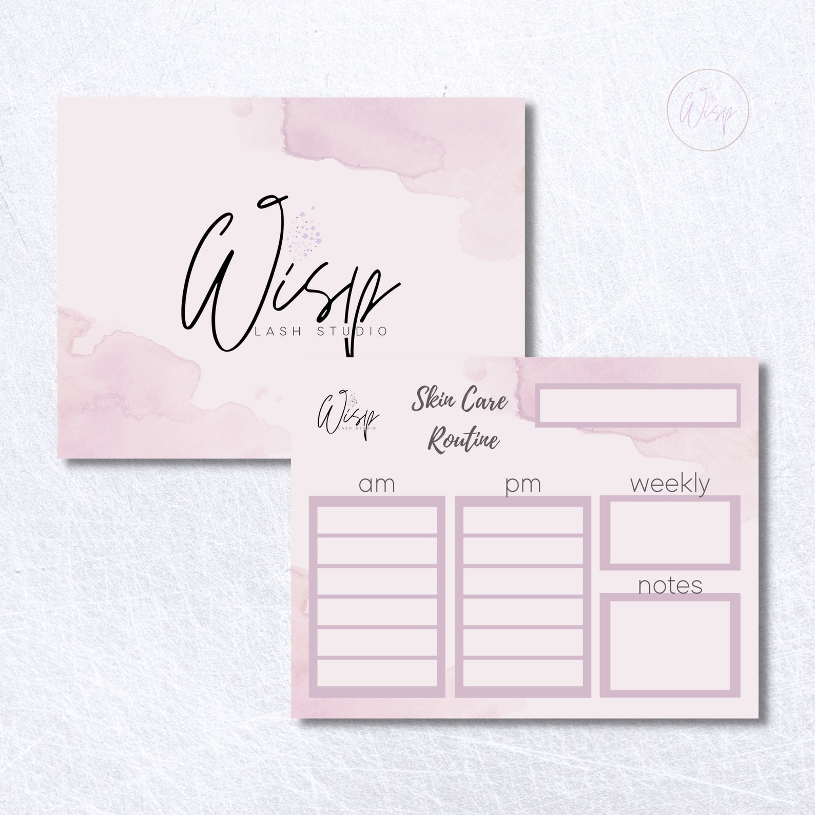 Skin Routine Prescription Pad Esthetician Cosmetologist Etsy