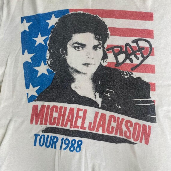 Vintage Michael Jackson BAD Tour T-shirt 1988 Single Stitch