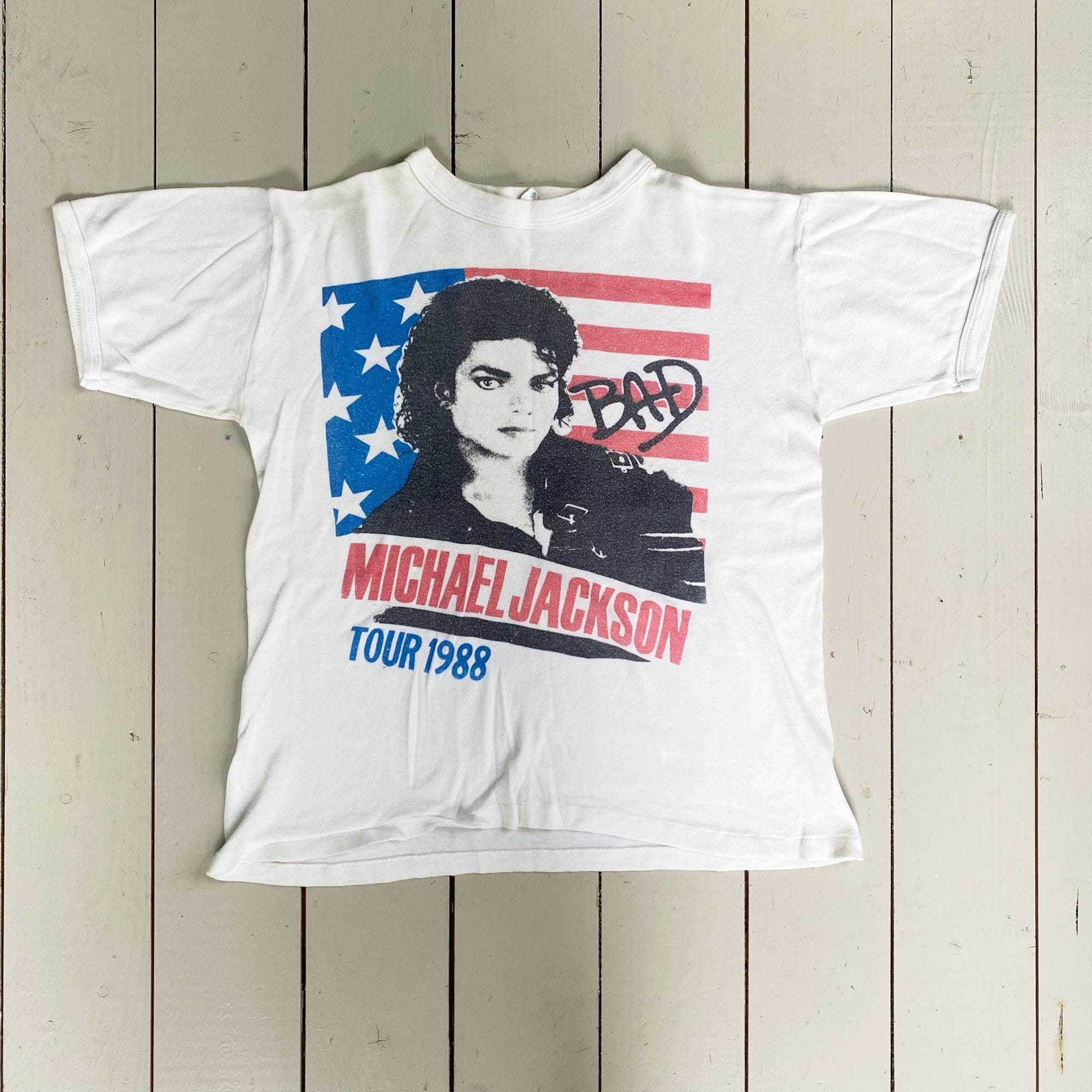 Vintage Michael Jackson BAD Tour T-shirt 1988 Single Stitch