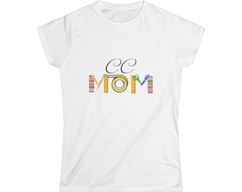 Colorful CC Mom Softstyle Tee