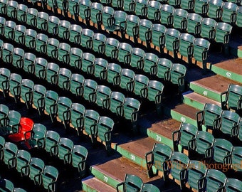 The Red Seat - Fenway Park - Fine Art Photograph, Print