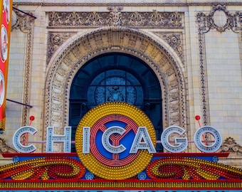 Chicago Theater  -Fine Art Photograph, Print