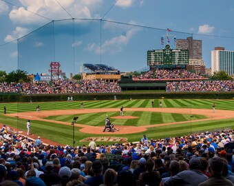 One Summer Day - Wrigley Field, Chicago - Fine Art Chicago Cubs Photograph, Print