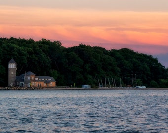 Sunset at Tod's Point  - Old Greenwich, CT  - Fine Art Photograph, Print