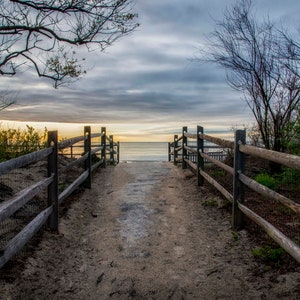 A Walk to the Beach Tod's Point, Greenwich, CT Fine Art Photograph, Print image 1