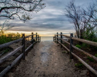 A Walk to the Beach - Tod's Point, Greenwich, CT  - Fine Art Photograph, Print