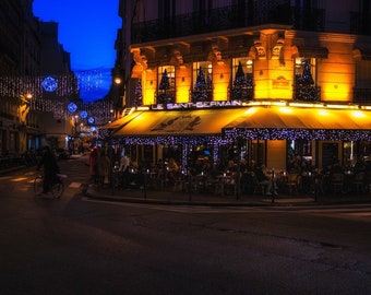 Le St. Germain Cafe  - Paris, France - Fine Art Photograph, Print