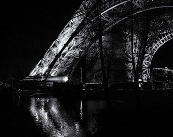 Eiffel Tower - Reflection - Paris, France - Fine Art Photograph, Print