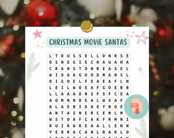 Sopa de letras de Papá Noel: Película navideña (Descarga digital)