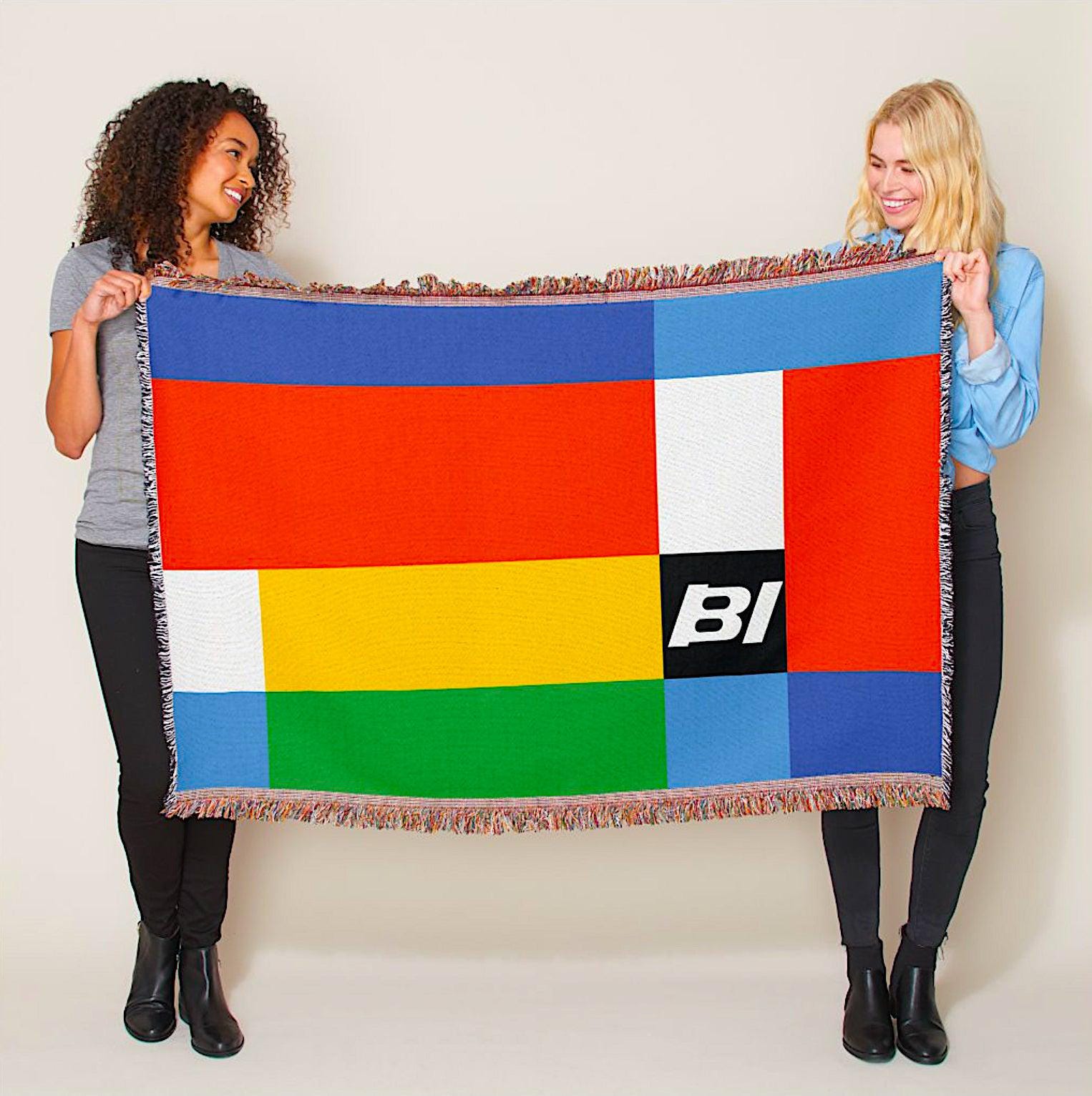 Throw Blanket Braniff Alexander Girard Multi Color - Etsy