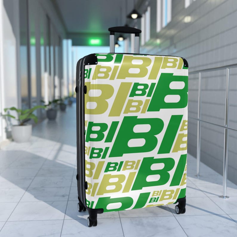 Braniff Ultra Space Jet Luggage Suitcase Tag Alexander Calder Braniff Bicentennial Design Boeing 727 main image 1