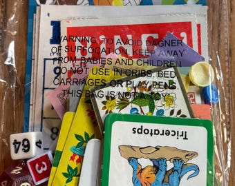Vintage game pieces, game ephemera, Junk journal supplies, Journaling supply, DIY, Kit, Game paper lot, collage art