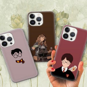 Coque de téléphone école Wizard Magic Wizardry Boy pour iPhone 16 Pro 15 Plus 14 13 12 11 XS XR/Samsung S24 S23 A55 A16/Pixel 9 Pro 8