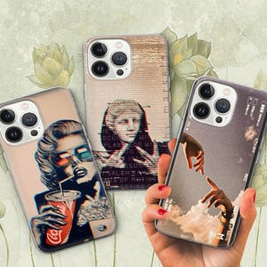 Vintage Grunge Chic Phone Case Retro Design Cover for iPhone 16 Pro 15 Plus 14 13 12 11 XS XR / Samsung S24 S23 A55 A16 / Pixel 9 Pro 8