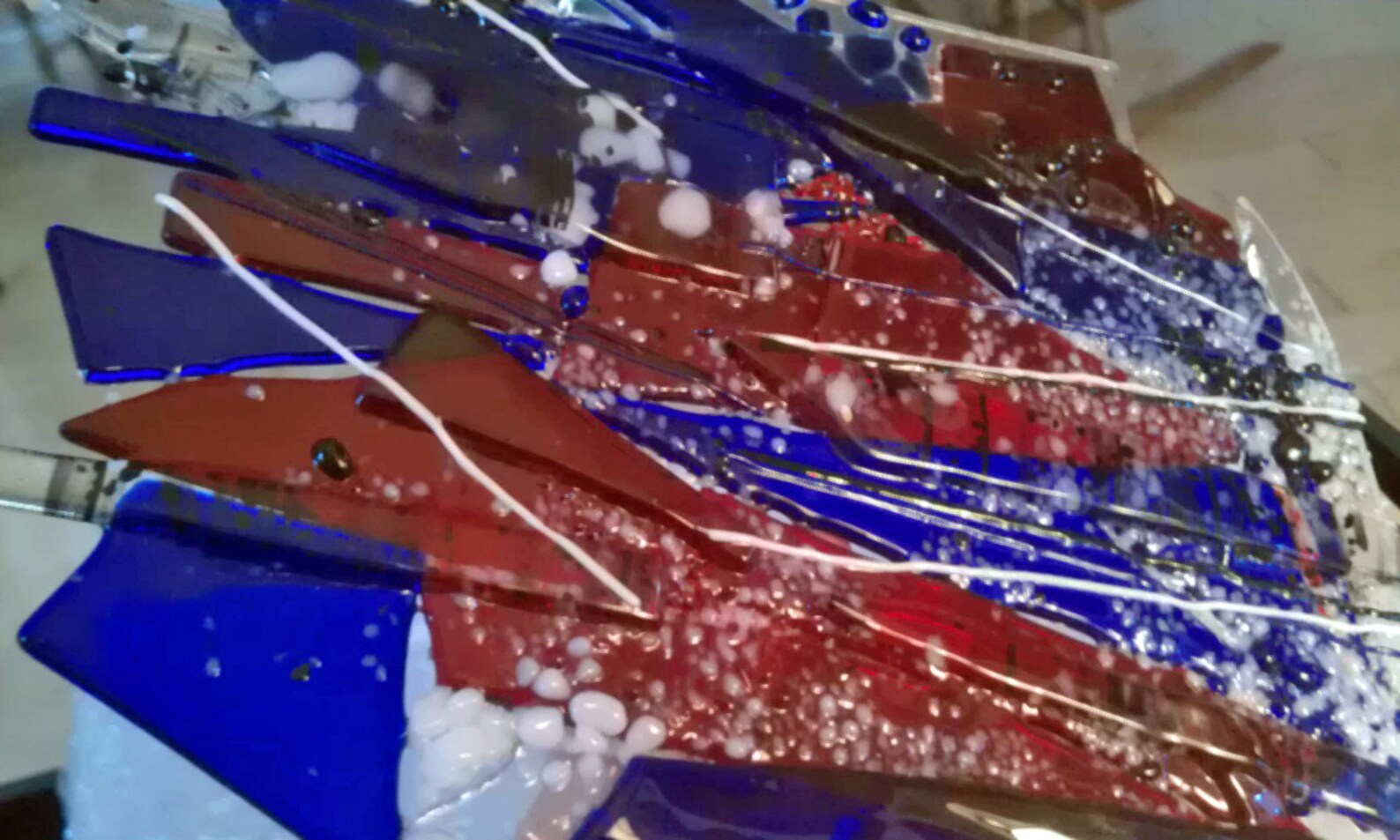 Fused Glass Wall Art, Textured Fused Glass, Fused Glass Art, Glass Art, Abstract Fused Glass Art