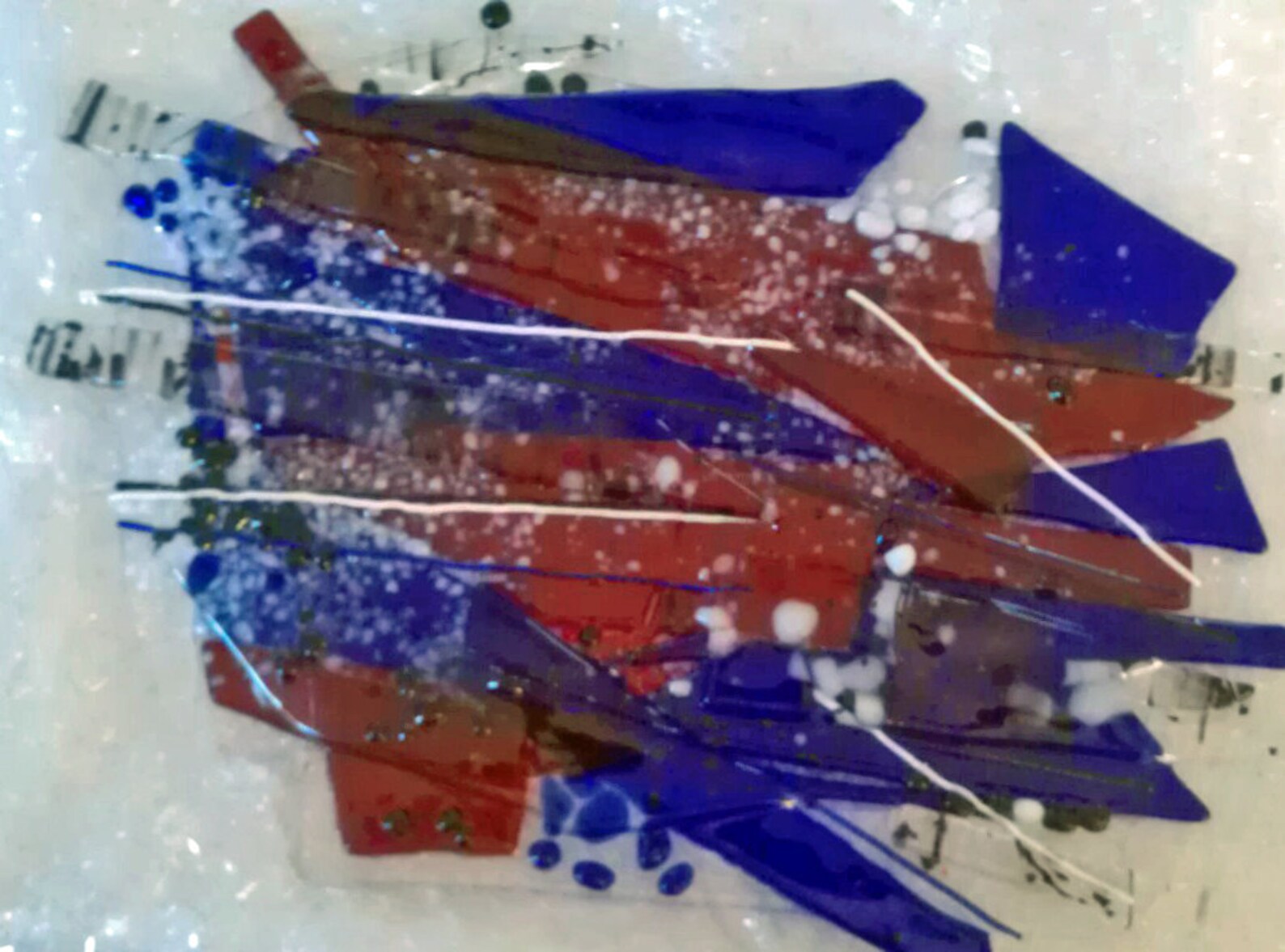 Fused Glass Wall Art, Textured Fused Glass, Fused Glass Art, Glass Art, Abstract Fused Glass Art