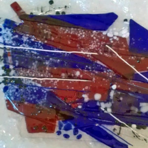 Fused Glass Wall Art, Textured Fused Glass, Fused Glass Art, Glass Art ...