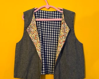 Beautifully lined children's vest