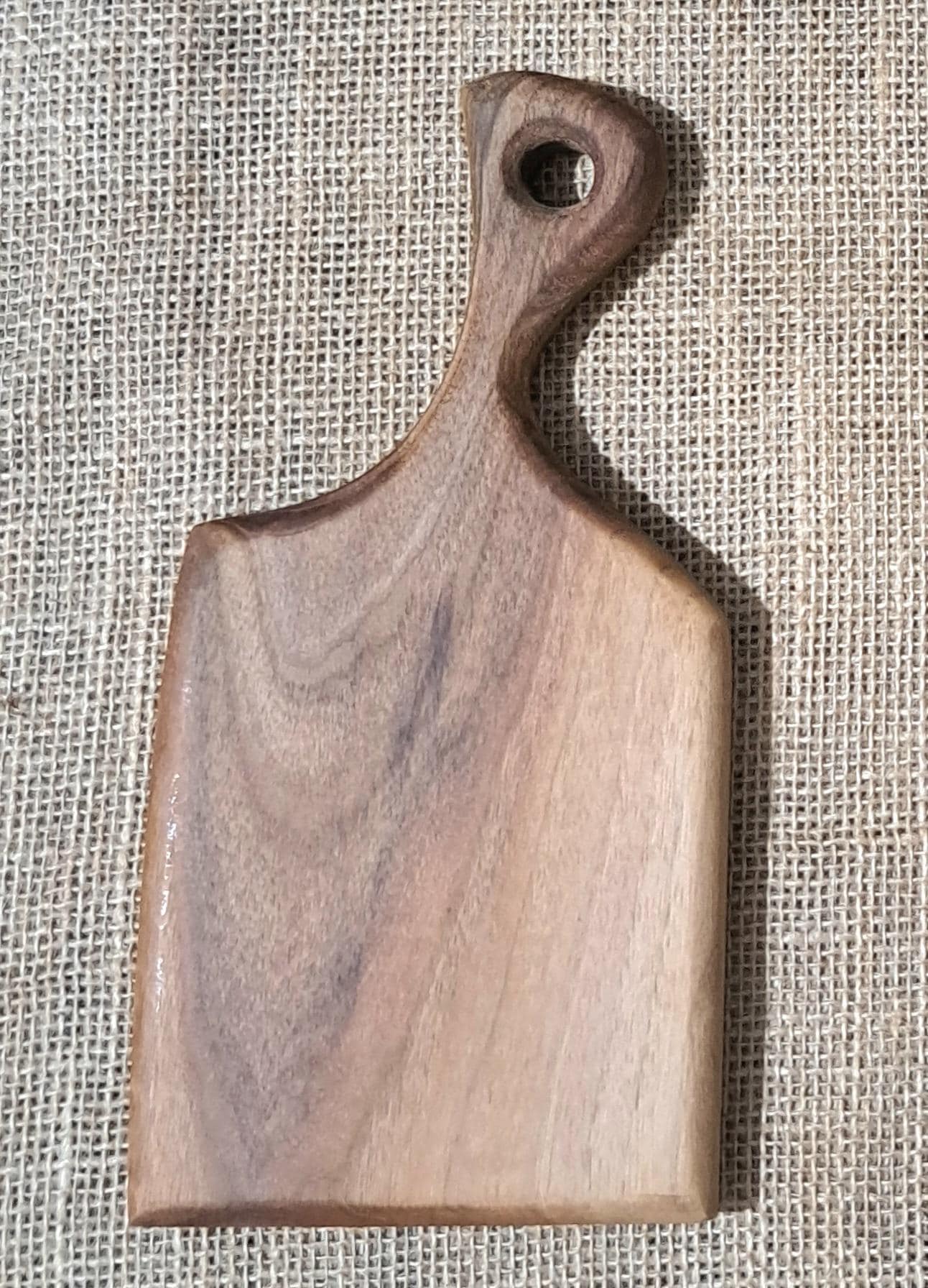 Handmade Walnut Wood Chopping Board: Rustic Cutting Cheese Board — image 6