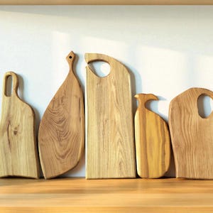 Wooden Chopping Board, Serving Boards, Farmhouse kitchen decor, Charcuterie Board, Handmade Serving Platter, Rustic Style