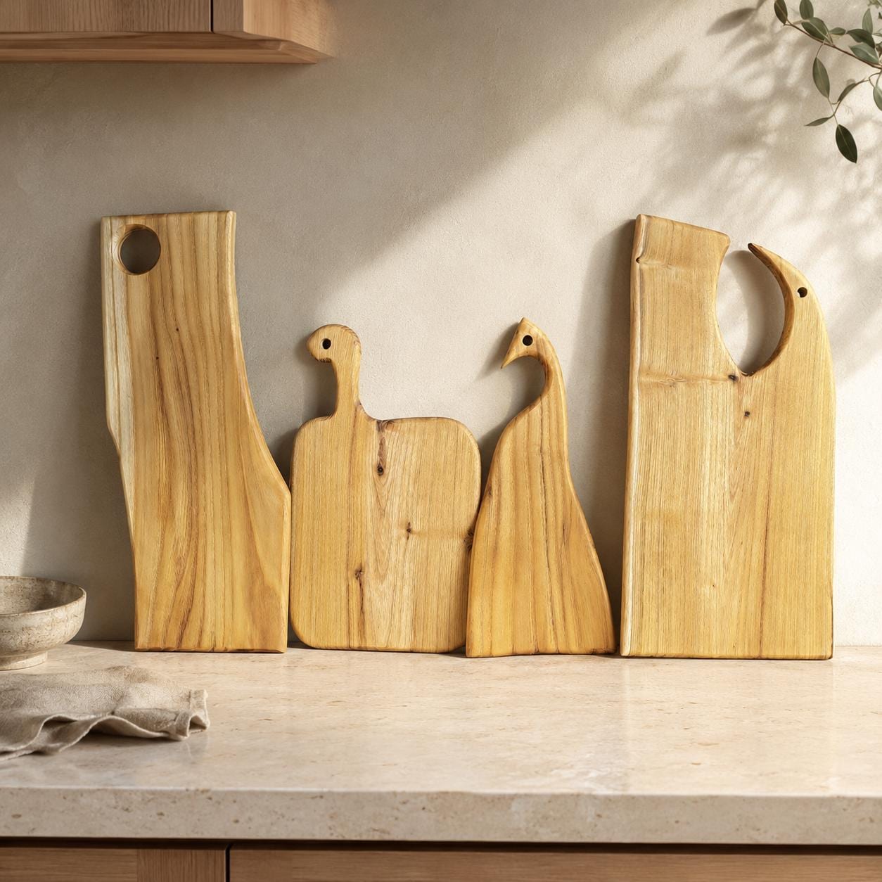 Handmade Pear Wood Cutting Board: Rustic Cheese & Charcuterie Serving Platter