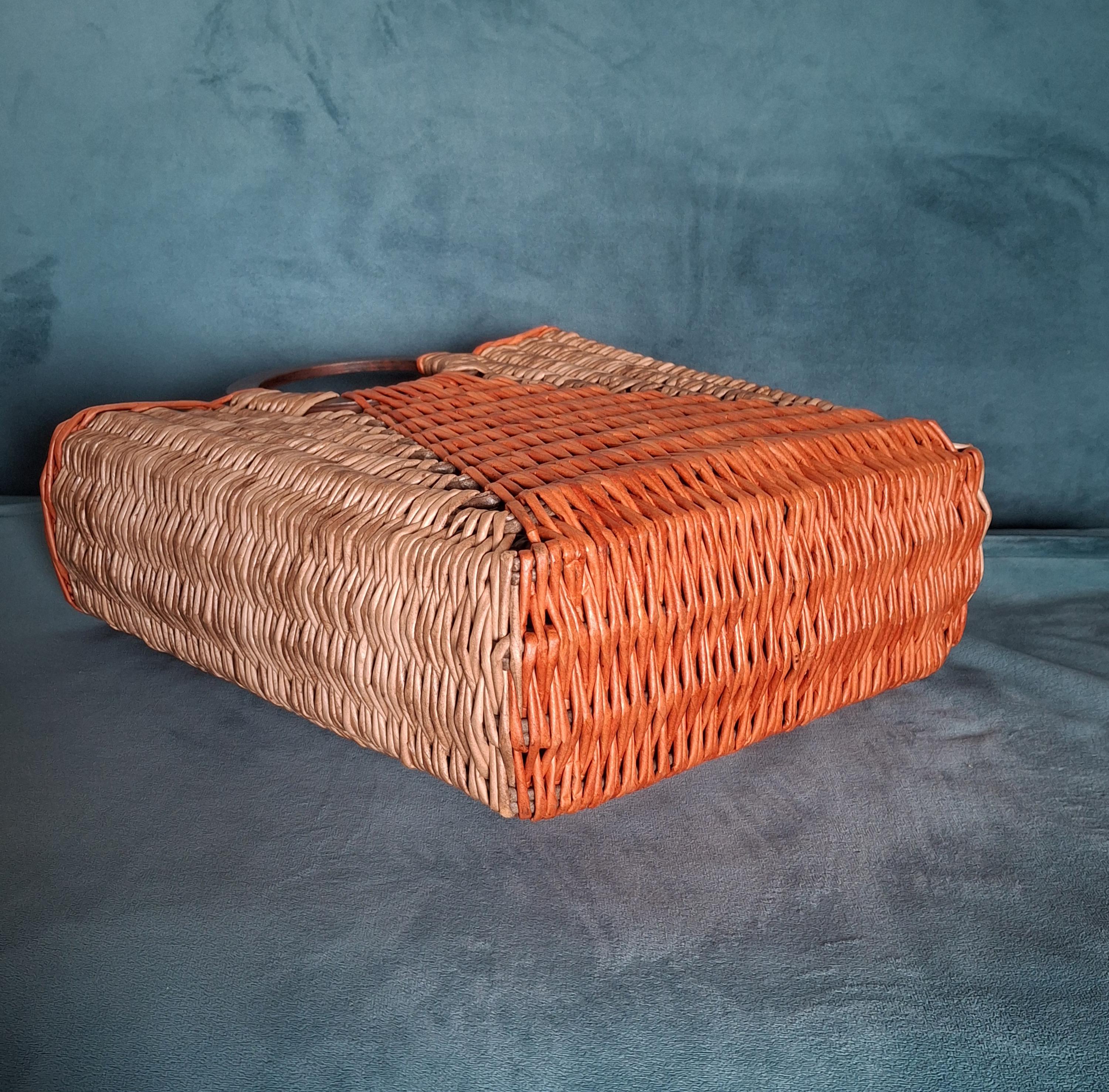 Handwoven Wicker Handbag: Natural Willow Basket Tote — image 6