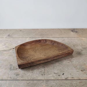Wooden Bowls, Trinket Dish, Handmade Pear and Olive Wood Bowl oak 22 х 14 х 2.5 cm