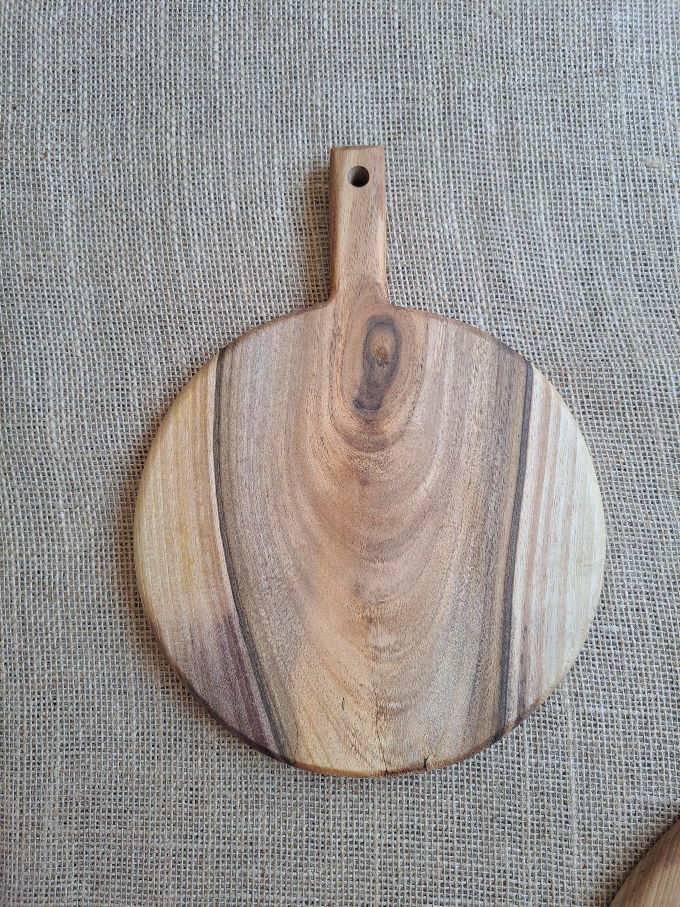 Handmade Walnut Chopping Serving Board Set, Rustic Charcuterie Cheese Boards — image 10