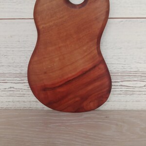 Tabla de cortar de madera, tabla de servir frutal hecha a mano imagen 4