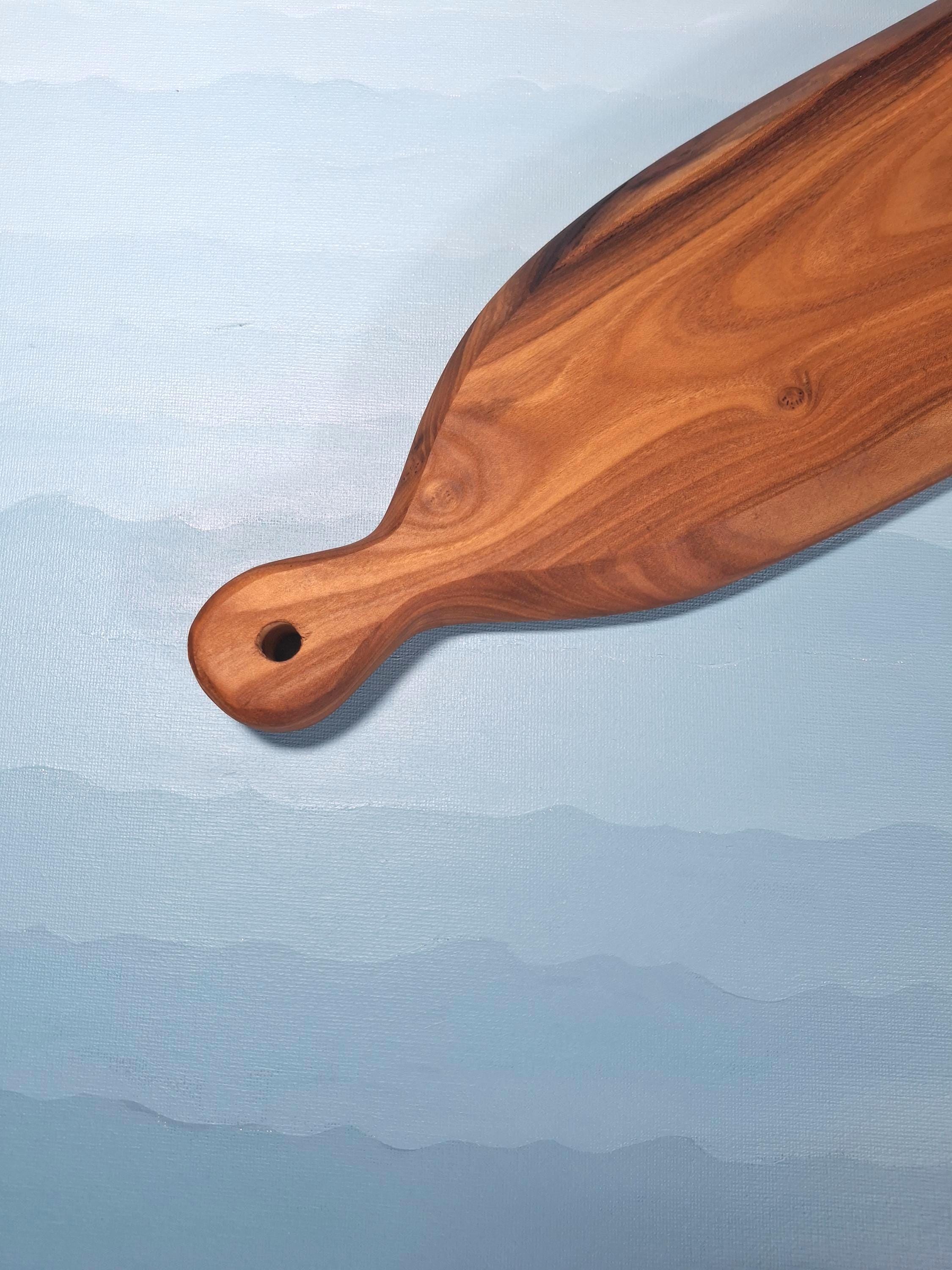 Handmade Wooden Serving Platter: Rustic Tapas Dish, Unique Tableware — image 5