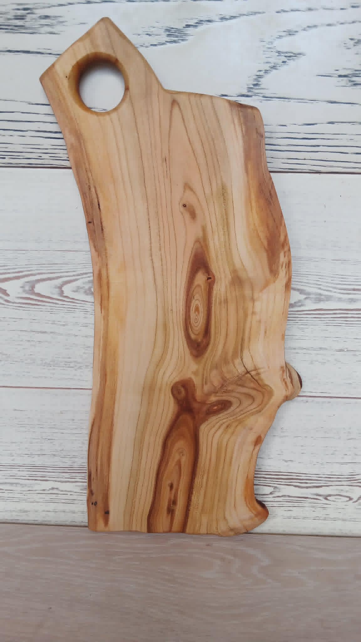 Wooden Chopping Board, Handmade Fruit Wood Serving Board — image 9