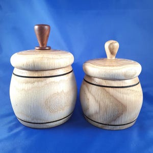 Handcrafted Canadian Oak Spice Box Set: Rustic Kitchen Decor