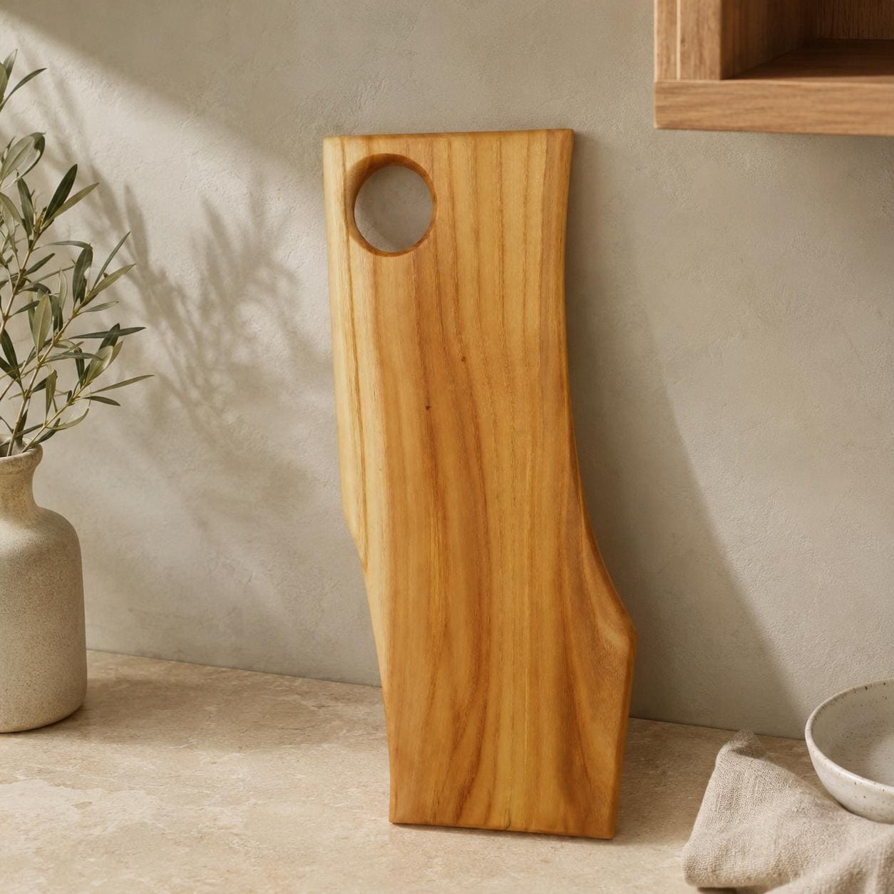 Handmade Pear Wood Cutting Board: Rustic Cheese & Charcuterie Serving Platter — image 2