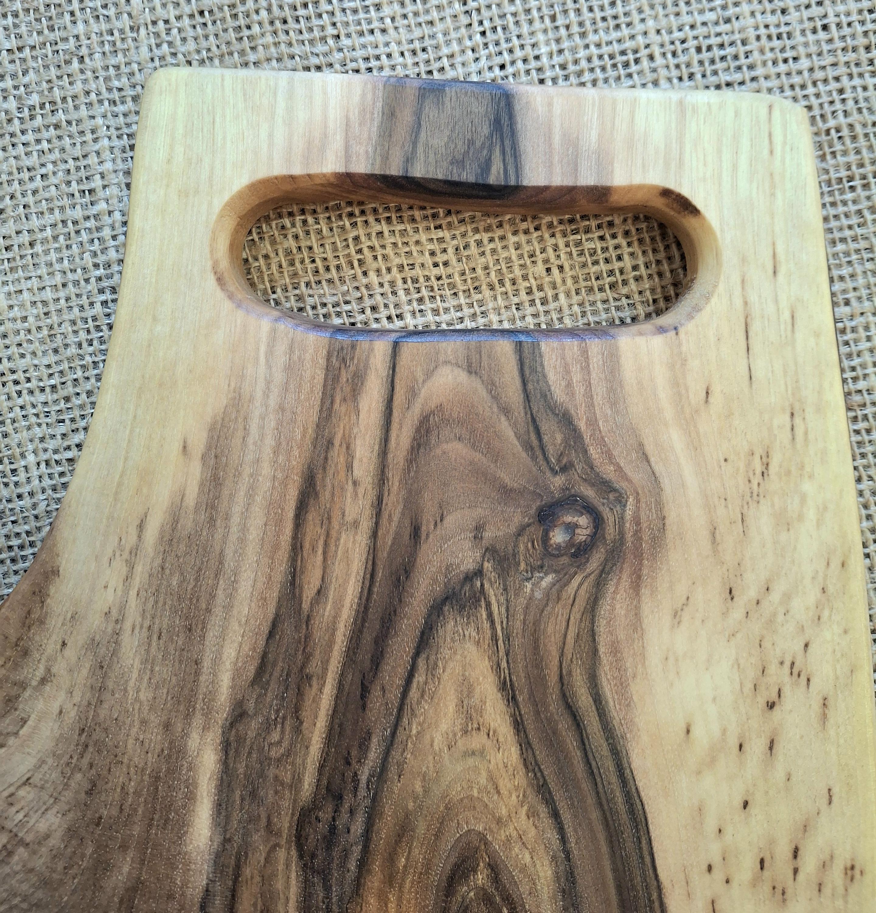 Handmade Pear Wood Cutting Board: Rustic Cheese & Charcuterie Serving Platter — image 3