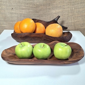 Handgemachte Schüssel aus russischem Olivenholz, Obstschale, Handgefertigte Schüssel, Salatschüssel, Servierplatte, Rustikale Schüssel, Holzteller