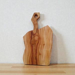 Handmade Chopping Boards: Rustic Cheese & Charcuterie Serving Platter Apricot 38 х 21