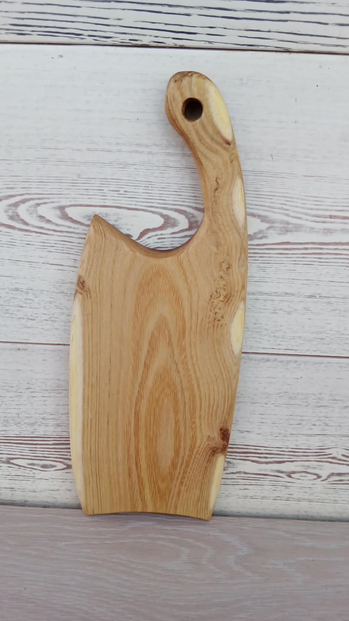 Handmade Wooden Chopping Board: Rustic Cheese & Charcuterie Serving Platter — image 6
