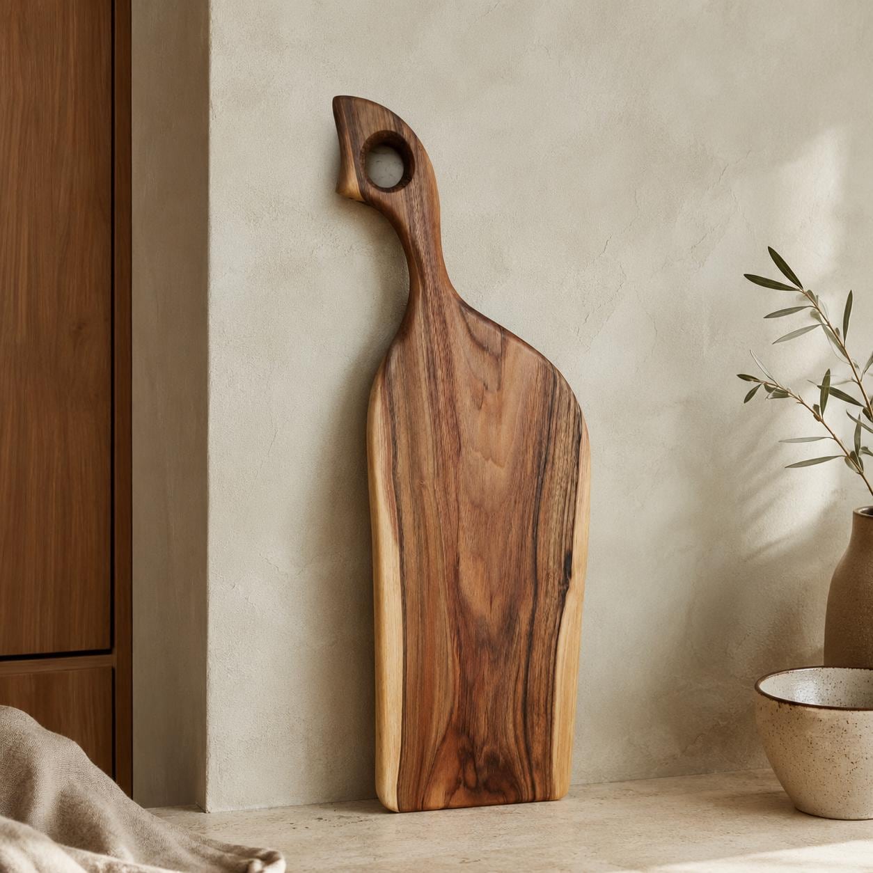 Handmade Walnut Chopping Board, Serving Platter, Charcuterie Board — image 5