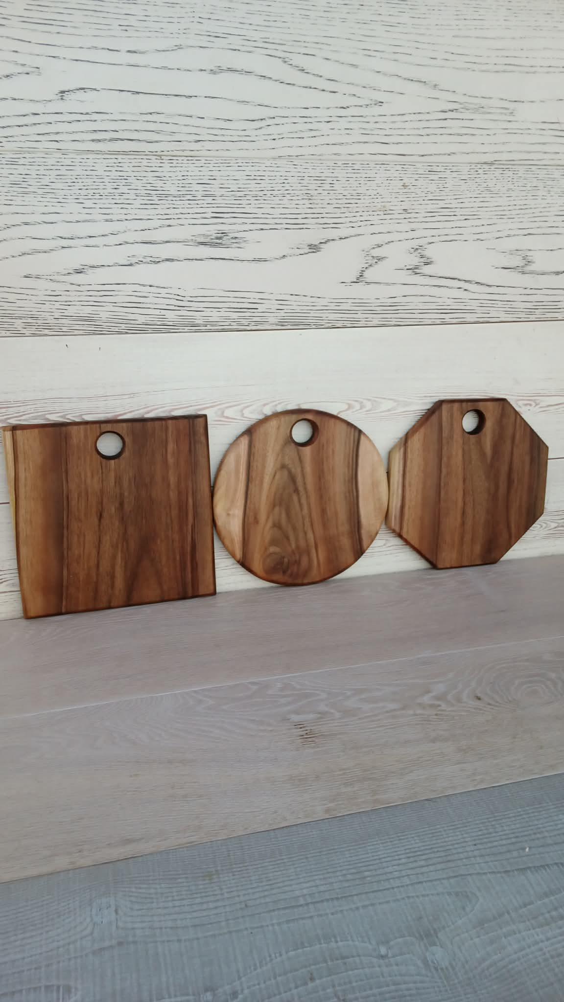 Handmade Sets Walnut Wood Chopping Board: Wooden Cutting Boards — image 2