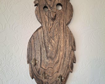 Handmade Elm Coat Rack: Rustic Farmhouse Wall Hanger