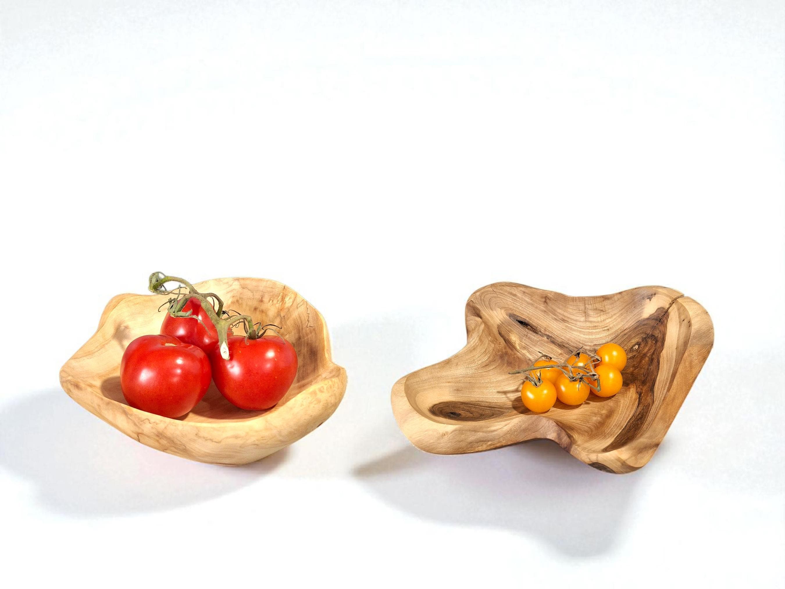 Handmade Rustic Walnut and Maple Bowl: Unique Wooden Serving Bowl — image 5