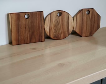 Handmade Sets Walnut Wood Chopping Board: Wooden Cutting Boards