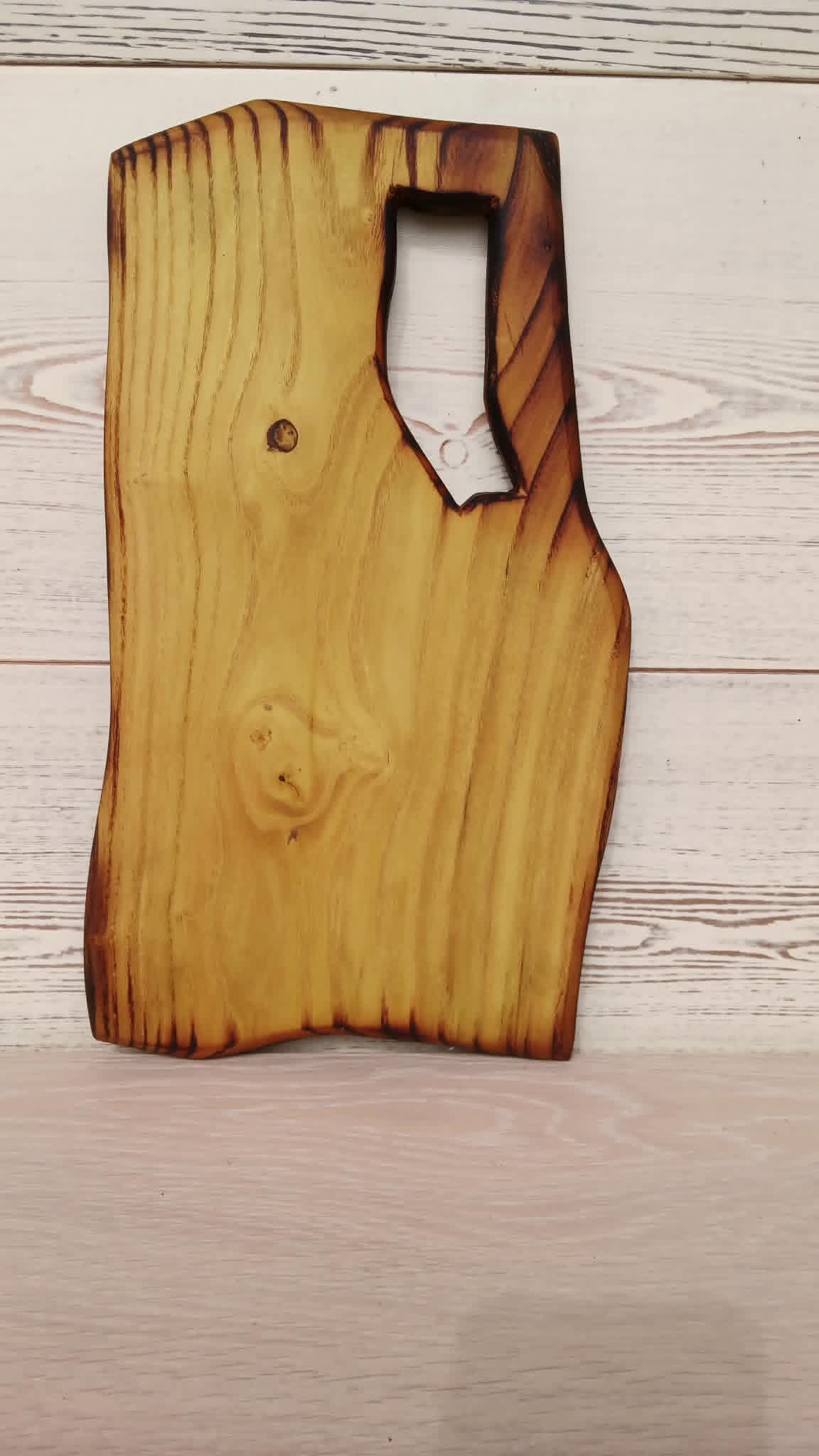 Handmade Wooden Chopping Board: Rustic Cutting Cheese Board — image 5