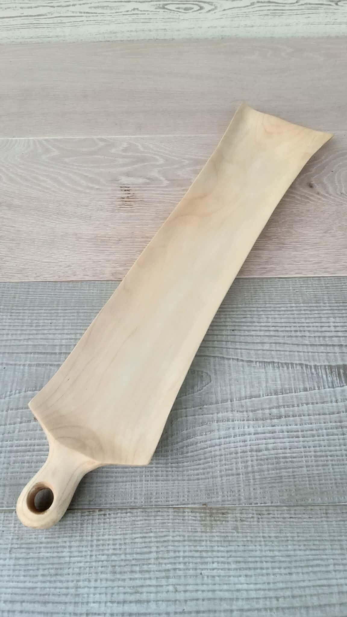 Handmade Wood Bread Serving Board | Baguette Cutting & Serving Trey from Walnut, Maple — image 2