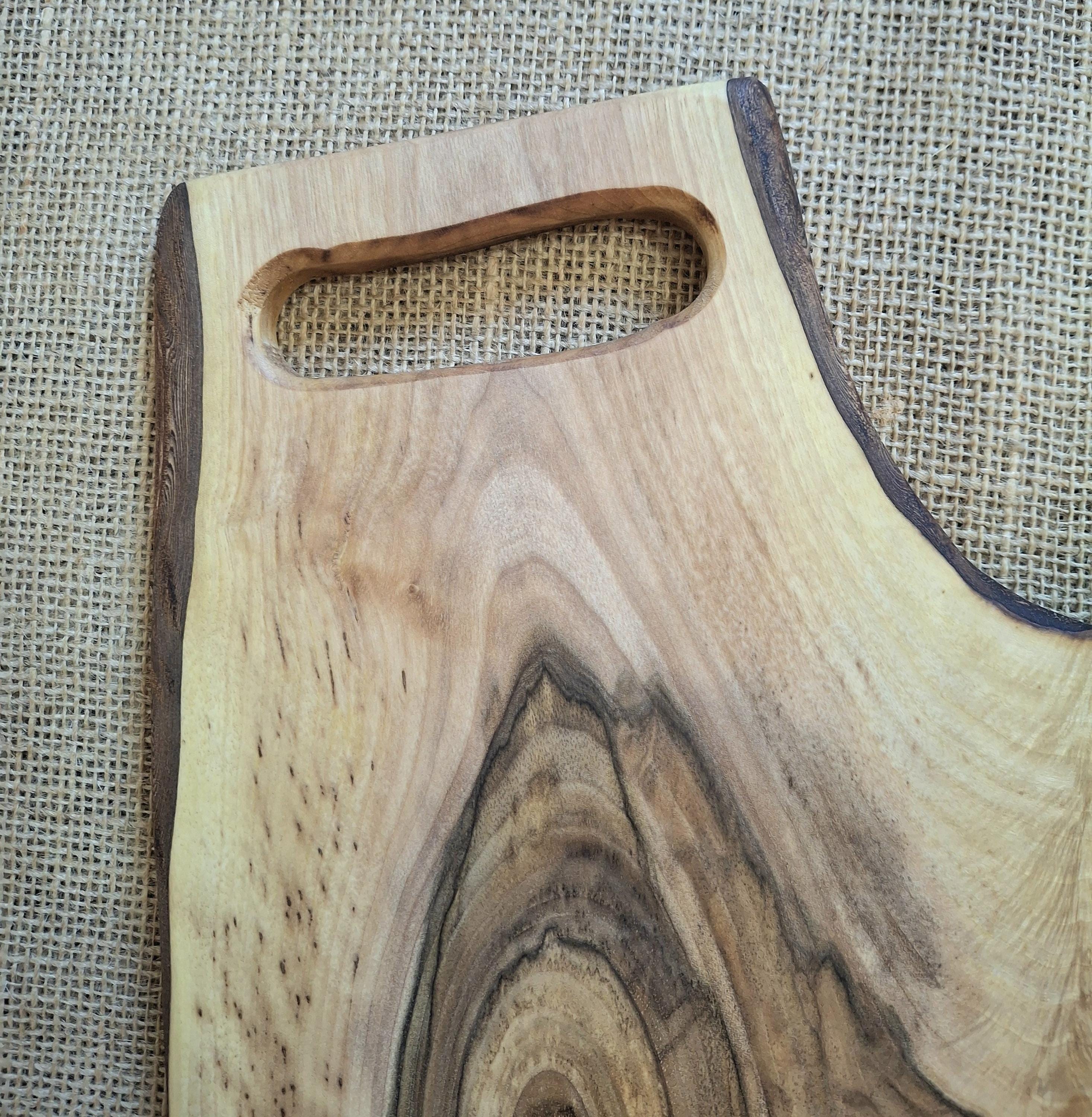 Handmade Pear Wood Cutting Board: Rustic Cheese & Charcuterie Serving Platter — image 4