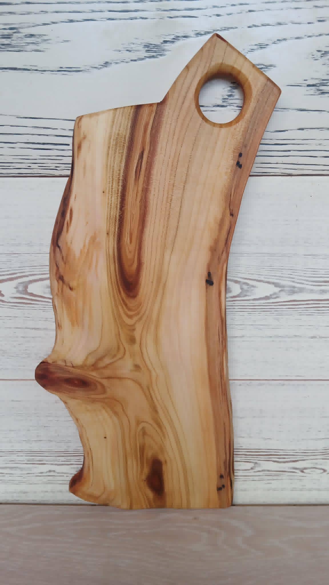 Wooden Chopping Board, Handmade Fruit Wood Serving Board — image 10